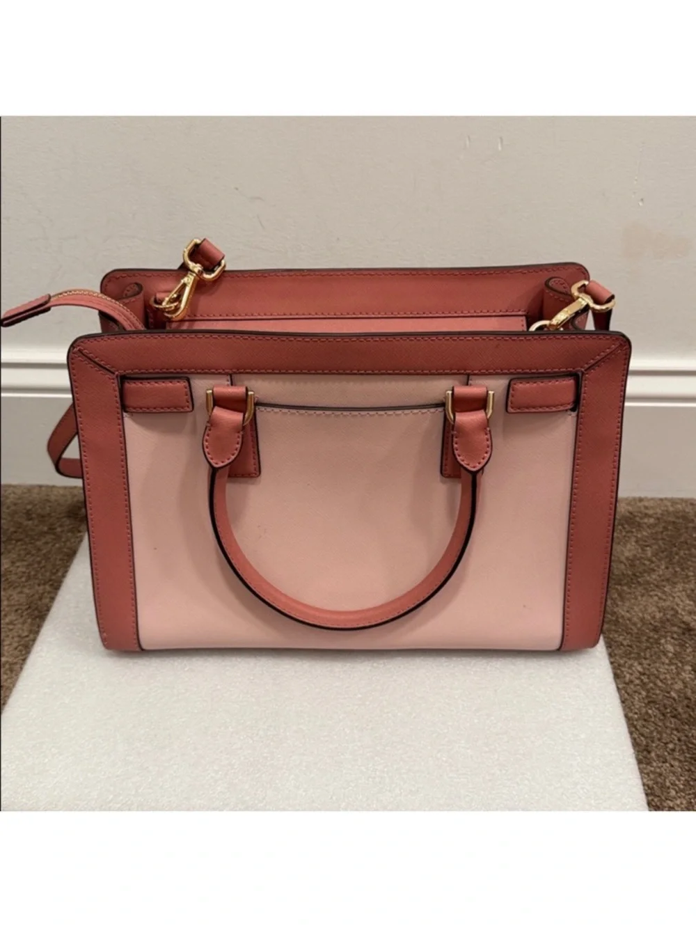 Michael Kors Dillon Small Satchel - Dusty Rose & Pink